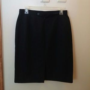 Black pencil skirt